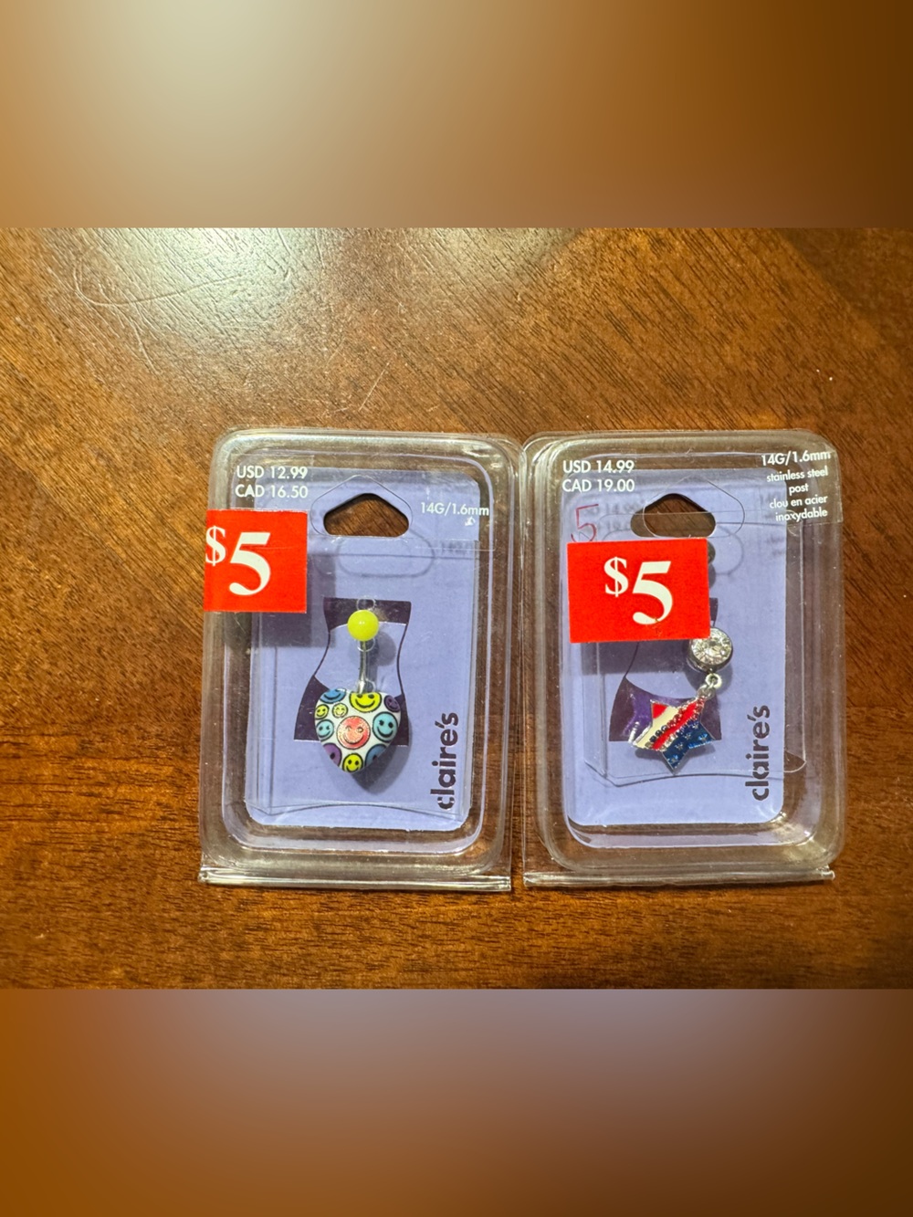 Belly ring lot